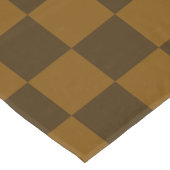 Nappe Damier Brun Clair et Foncé Sans Couture (Angle)
