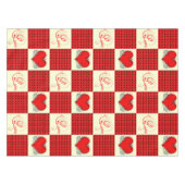 Nappe damier de la Saint-Valentin (Devant (Horizontal))