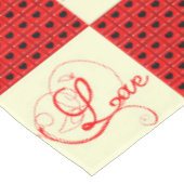 Nappe damier de la Saint-Valentin (Angle)