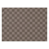 Nappe Damier élégant brun foncé (Devant (Horizontal))