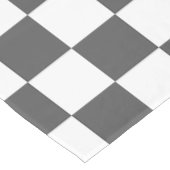 Nappe Damier gris foncé classique (Angle)