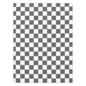 Nappe Damier gris foncé classique (Devant)