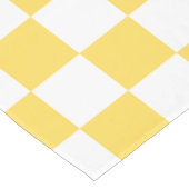 Nappe Damier jaune visuel classique (Angle)