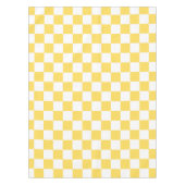 Nappe Damier jaune visuel classique (Devant)