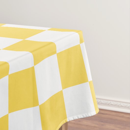 Nappe Damier jaune visuel classique (In Situ)