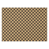 Nappe Damier marron et beige classique (Devant (Horizontal))