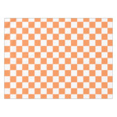 Nappe Damier orange visuel classique  (Devant (Horizontal))