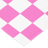 Nappe Damier rose visuel classique (Angle)