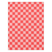 Nappe Damier Rouge et Rose Accrocheur (Devant)