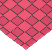 Nappe Damier rouge noir (Angle)
