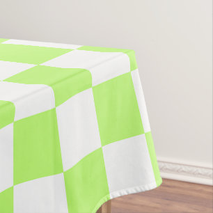 Nappe Damier vert classique visuel
