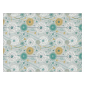 Nappe Dandelion Whimsical - Jaune, Blanc & Turquoise (Devant (Horizontal))