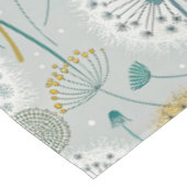 Nappe Dandelion Whimsical - Jaune, Blanc & Turquoise (Angle)