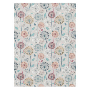Nappe Dandelion Whimsical - Rouge, Jaune, Blanc & Turquo