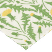 Nappe Dandelions, vert, jaune et blanc (Angle)