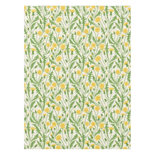 Nappe Dandelions, vert, jaune et blanc (Devant)