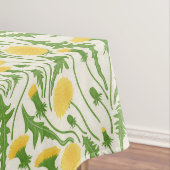 Nappe Dandelions, vert, jaune et blanc (In Situ)