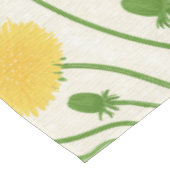 Nappe Dandelions, vert, jaune et blanc (Angle)