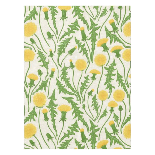 Nappe Dandelions, vert, jaune et blanc (Devant)
