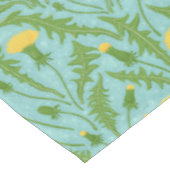 Nappe Dandelions, vert, jaune et bleu (Angle)