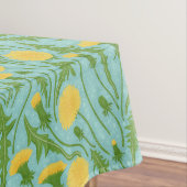 Nappe Dandelions, vert, jaune et bleu (In Situ)