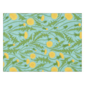 Nappe Dandelions, vert, jaune et bleu (Devant (Horizontal))