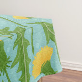 Nappe Dandelions, vert, jaune et bleu (In Situ)