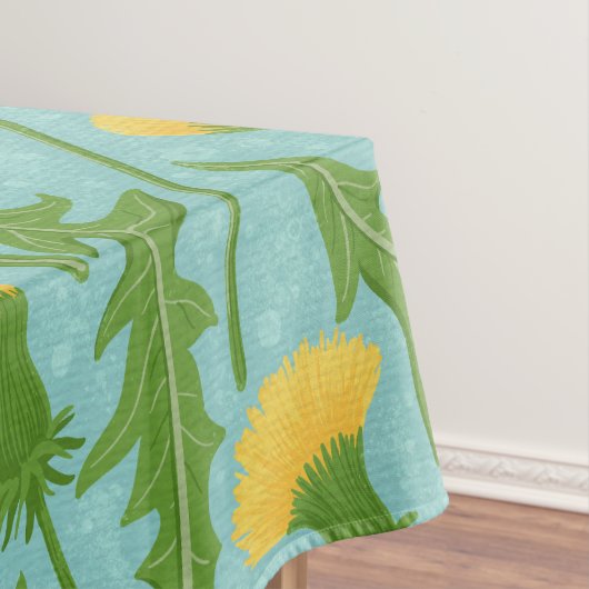 Nappe Dandelions, vert, jaune et bleu (In Situ)