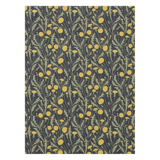 Nappe Dandelions, vert, jaune et noir (Devant)