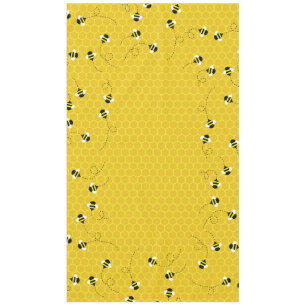 Nappe d'anniversaire de nid d'abeilles mignon de