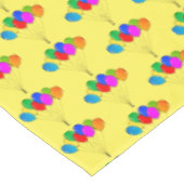 Nappe d'anniversaire joyeuse avec ballons (Angle)