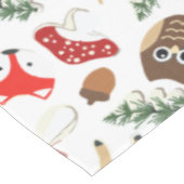 Nappe Dans la forêt Motif de Noël (Angle)