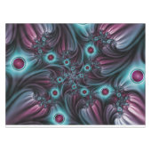 Nappe Dans la profondeur Bleu rose Abstrait Fractal Art (Devant (Horizontal))
