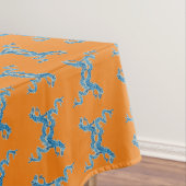 Nappe Danse du dragon bleu chinois CC (In Situ)