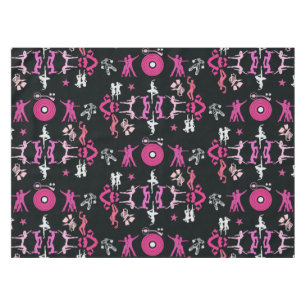 Nappe Danseuse rose Motif Décor Maison