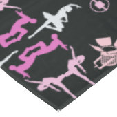 Nappe Danseuse rose Motif Décor Maison (Angle)