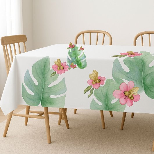 Nappe d'aquarelle tropicale