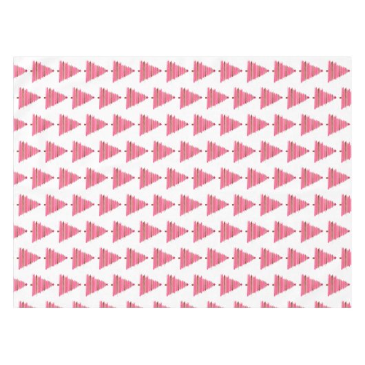 Nappe d'Arbre de Noël Rose (Devant (Horizontal))