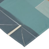 Nappe Dark Blue, Teal, Brown, and Tan Geometric Pattern (Angle)