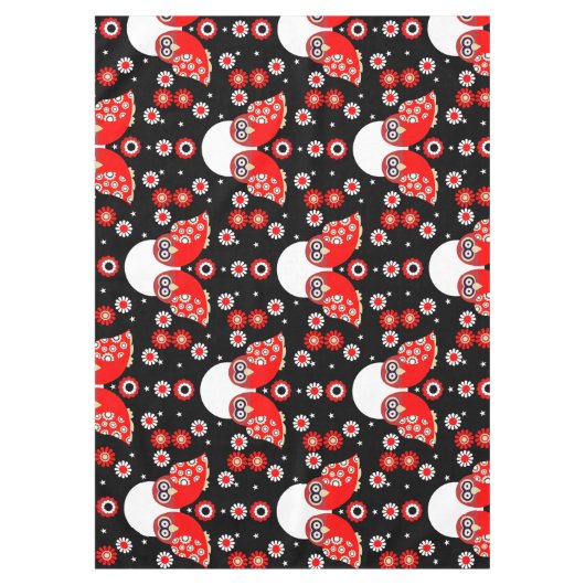 Nappe d'art populaire de Chouette scandinave (Devant)