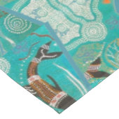 Nappe Dauphin Dream Tablecloth d'art autochtone (Angle)