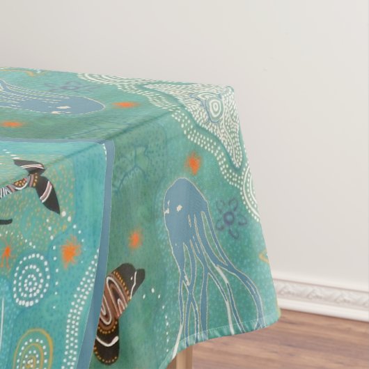 Nappe Dauphin Dream Tablecloth d'art autochtone (In Situ)