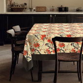 Nappe d'automne Oiseaux et fleurs Style saisonnier