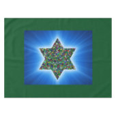 Nappe David Star fait de pierres précieuses dans toutes  (Devant (Horizontal))