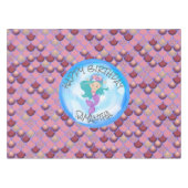 Nappe de balance rose pourpre mauve de mer de sirè (Devant (Horizontal))
