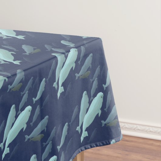 Nappe de baleines de Beluga Nappe d'art de baleine (In Situ)