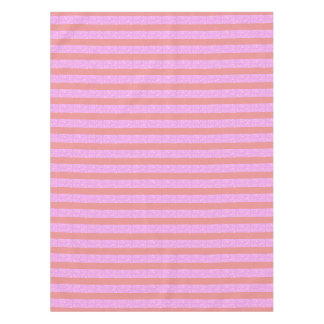 Nappe de bandes géométriques roses