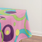 Nappe de cercles roses funky (In Situ)