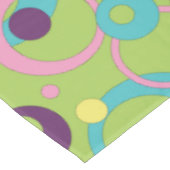 Nappe de cercles verts funky (Angle)