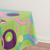Nappe de cercles verts funky (In Situ)